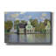 «Maisons près de la berge de la rivière Zaan» par Claude Monet, estampe numérique sur toile-87903276