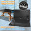 Plateau de table de tennis de table pliable et portatif de taille moyenne 8 pi noir pour jeux d'intérieur-120218675-120218670