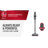 Hoover Onepwr Emerge Complete Cordless Stick Vacuum Dual Brush Roll, 2 Batteries, Bh53654ve
