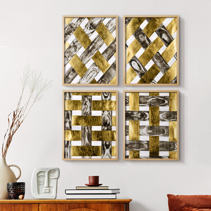 «End Grain Weave I», 4 pièces sur papier
