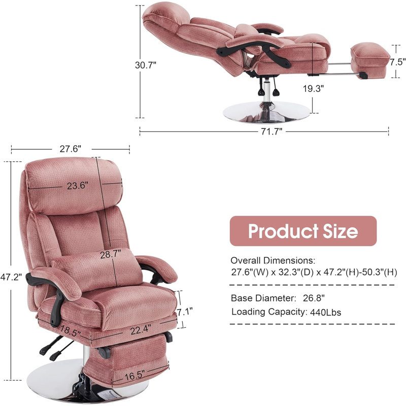 Fauteuil inclinable et réglable Wahneeta