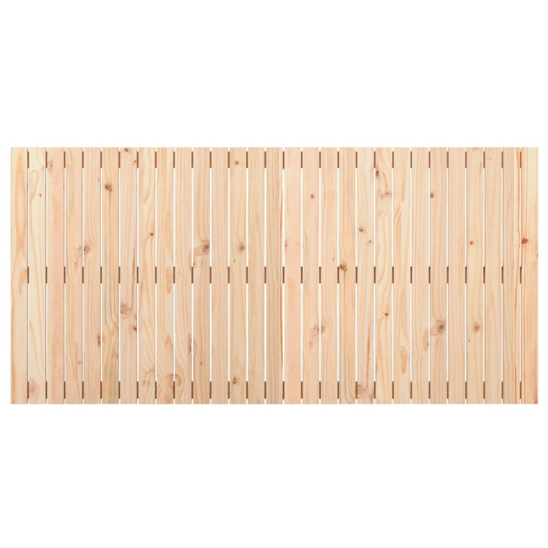 Wall Headboard Solid Wood Pine, 90cm H x 185cm W x 3cm D