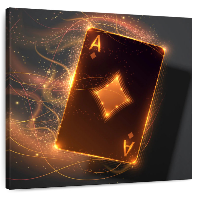 Senne Golden Ace Card, 20" H x 20" W