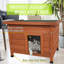 Niche pour chien en bois massif, conception exquise pour les petits animaux