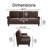 Serta Copenhagen 77" Sofa with Storage-889070058