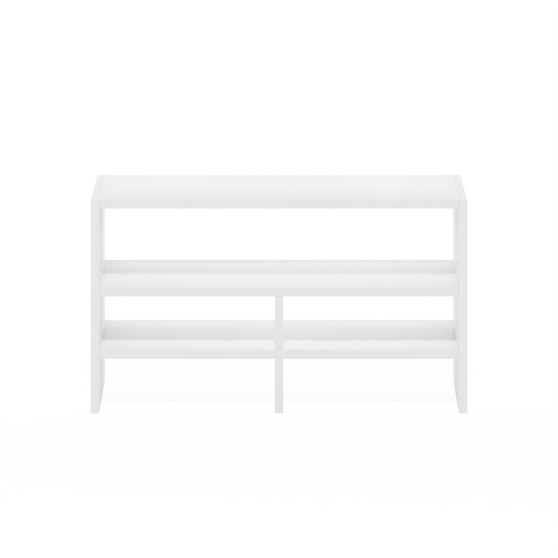 Bibliothèque standard H 9,25 po x l 16,38 po Torilynn, Blanc