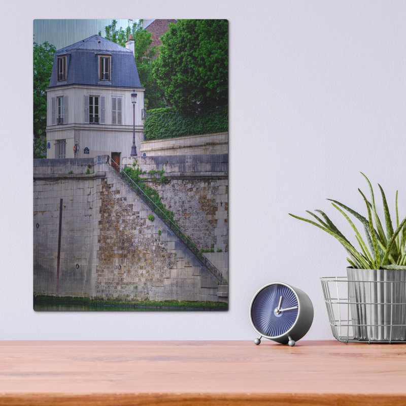"Paris - House On seine" par AKG, H 16 po x l 12 po