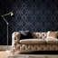 Geometric Metallic Wallpaper Double Roll-1563855255