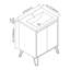 Ensemble de meuble-lavabo simple 24 po Evstati-71400594