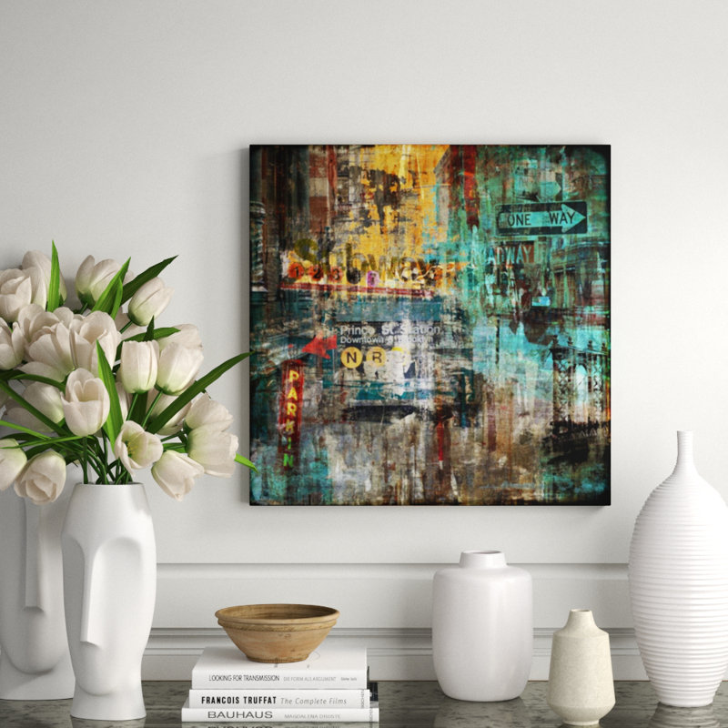 Dream Life II Print by Sofia Fox, Knife Gel, 40" H x 40" W x 1.5" D
