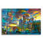 Art mural en verre 24 po x 16 po, "Church-1741672131