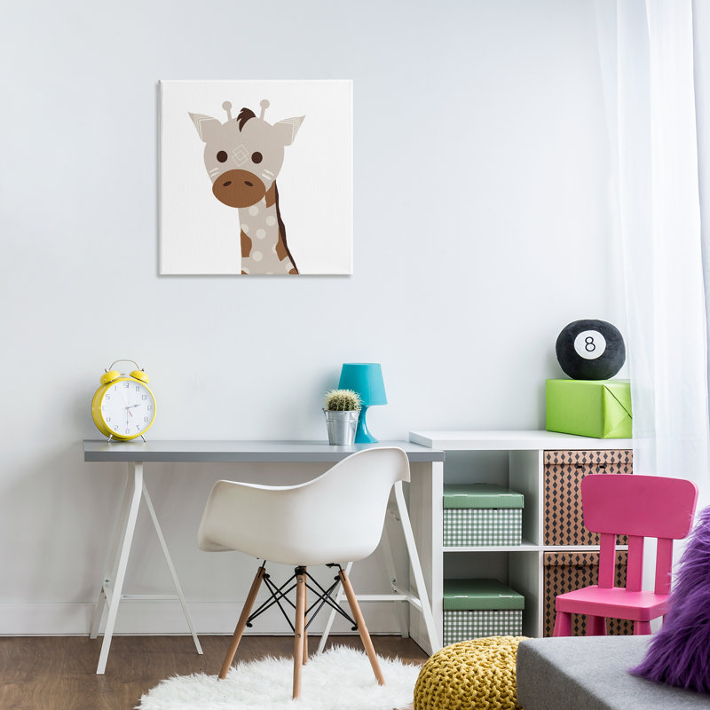  «Neutral Tone Girafe» par Daniela Santiago, H 24 po x l 24 po