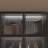 59.1" W Armoire with Glass Doors and LED Lighting (Set of 2)