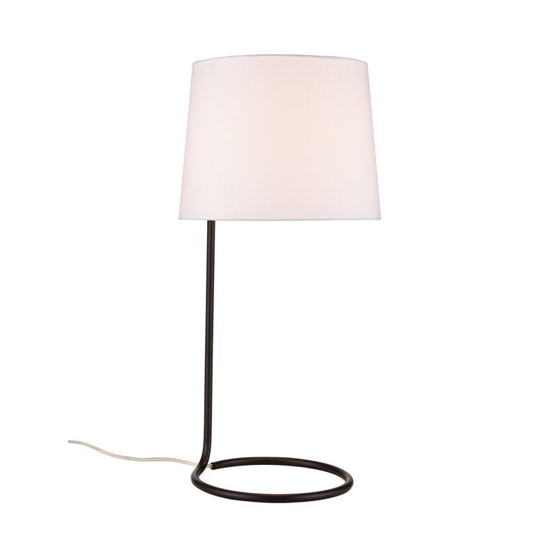 Lampe de table 1 lumière Loophole 29 po de hauteur - Bronze huilé