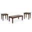 Ensemble de tables basses 3 pièces Collene-1860348025