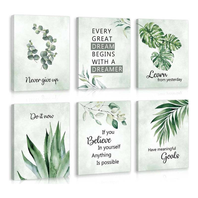 6 Piece Wrapped Canvas Print