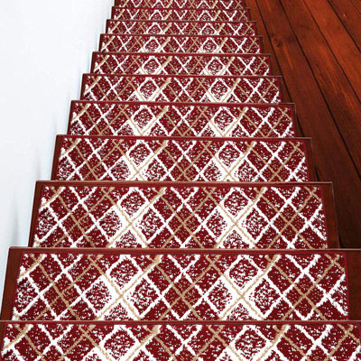 Tapis d'escalier intérieur antidérapant 9 po x 28 po