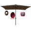 Parasol lumineux à énergie solaire à DEL-582212492
