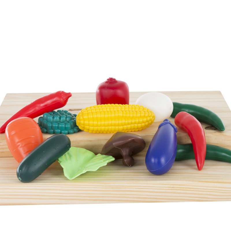 Toy Food - 120-Piece Artificial Grocery Set for Kids Pretend Play - Includes Fresh, Boxed and Canned Food Items - Toddler Kitchen Toys by Hey Play