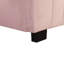 Lit plateforme tapissier en velours avec lit gigogne-530484481-530484495