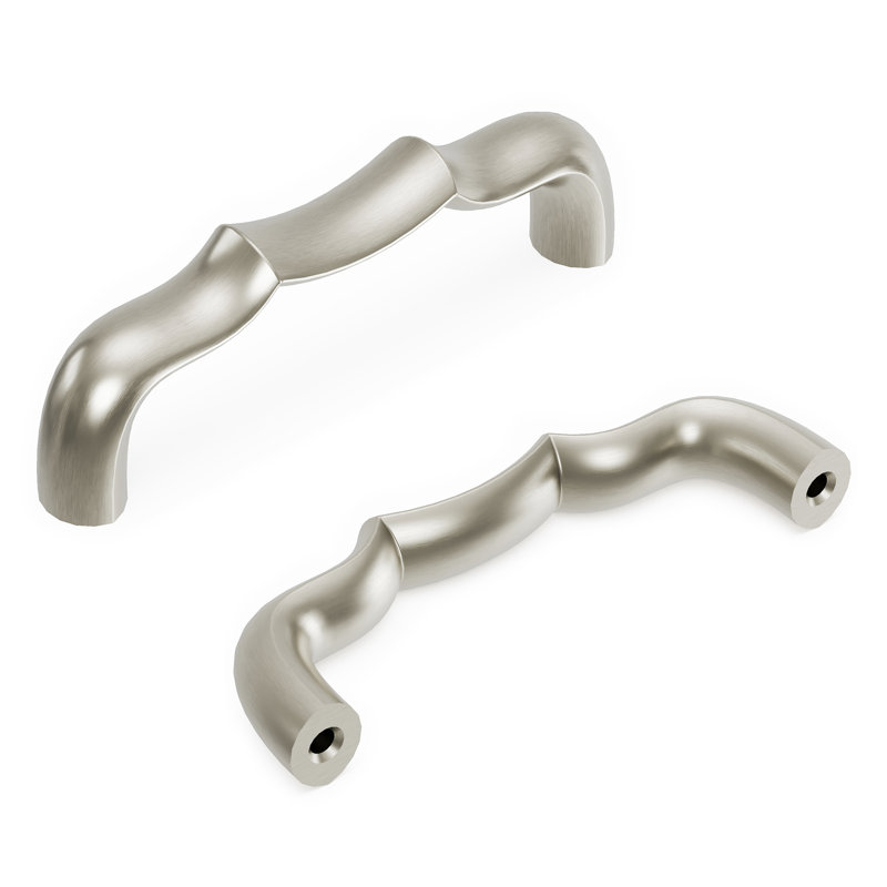 Trellis Bar / Handle Pull, 3", Satin Nickel