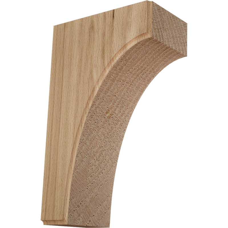 Support Clarksville, Chêne rouge, 3.5" W x 8" D x 10" H