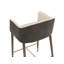Kylin Upholstered Stool with Metal Frame