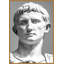 Caesar' Framed Graphic Art Print on Canvas