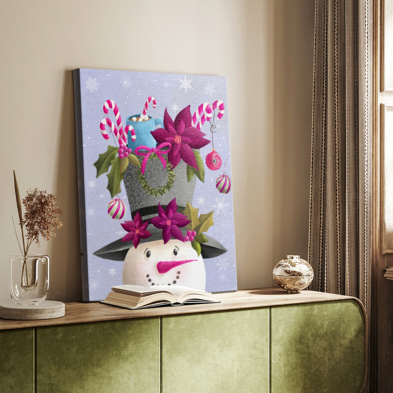 Christmas Friends I - galerie sur mesure, H 18 po x l 12 po