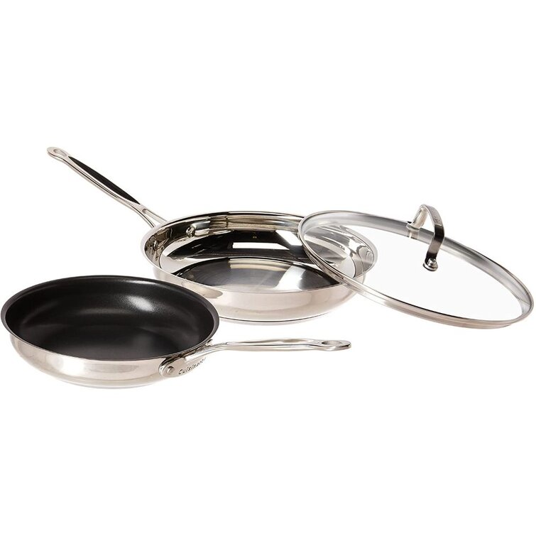 Cuisinart Forever Stainless 14 Non-Stick Stir Fry Pan & Lid - Macy's