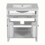 Meuble-lavabo moderne simple avec lavabo en céramique-408595089