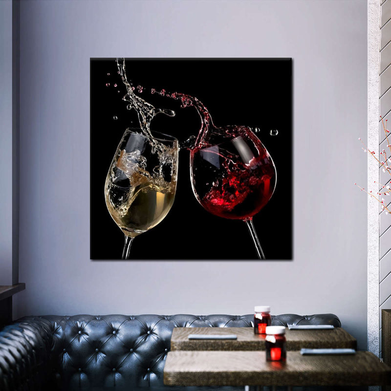 Vin et alcool, forêt, lever du jour sur toile, H 30 po x l 30 po x P 1,25 po