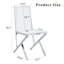 Ergonomic Dining Chairs with Unique Metal Legs-1994843443