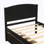 Lit plateforme simple avec deux tiroirs-1164494436