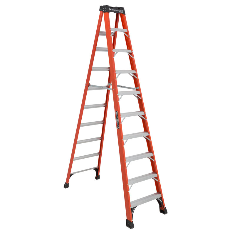 WFX Utility, 10 Ft, Fibreglass Step Ladder, Type Iaa, 375 Lb Load Capacity, C8ECF01AEC59499BB912D3C415D41B3E