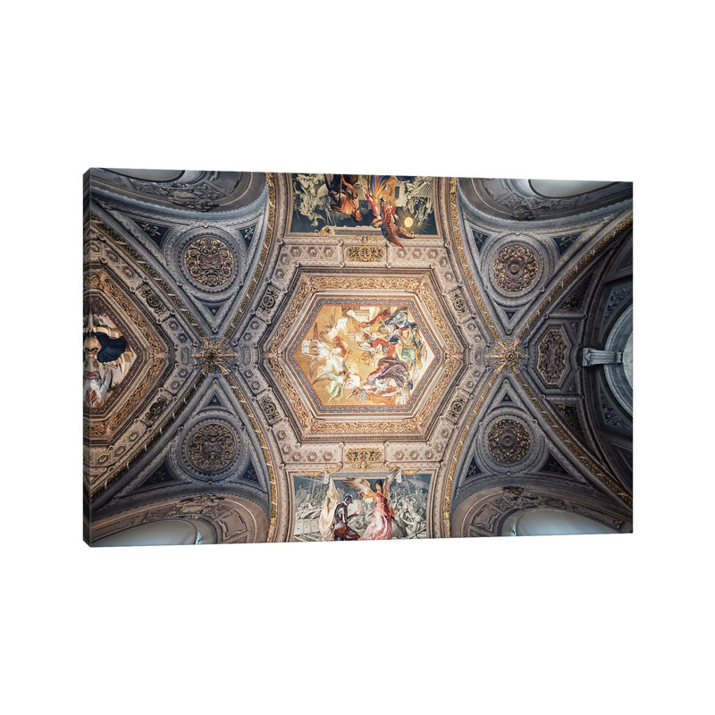 St Peter's Painting by Manjik Pictures - Gallery-Wrapped Canvas Giclée on Canvas, No Frame, 66.04 cm H x 45.72 cm W