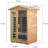  KISRAIS Outdoor 2 Person Far Infrared Sauna withstand Outdoor Temp -4℉-104℉ Low EMF Sauna Room for Home-6 Low EMF Heaters-Chromotherapy-Bluetooth Speakers-121450371