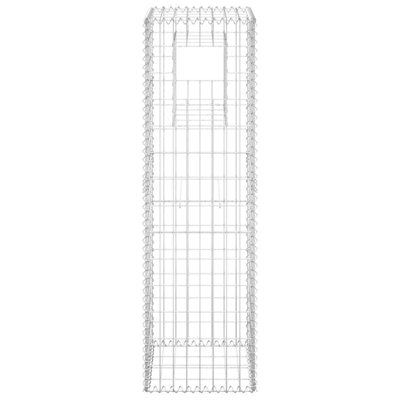 Silver Iron Basket Post