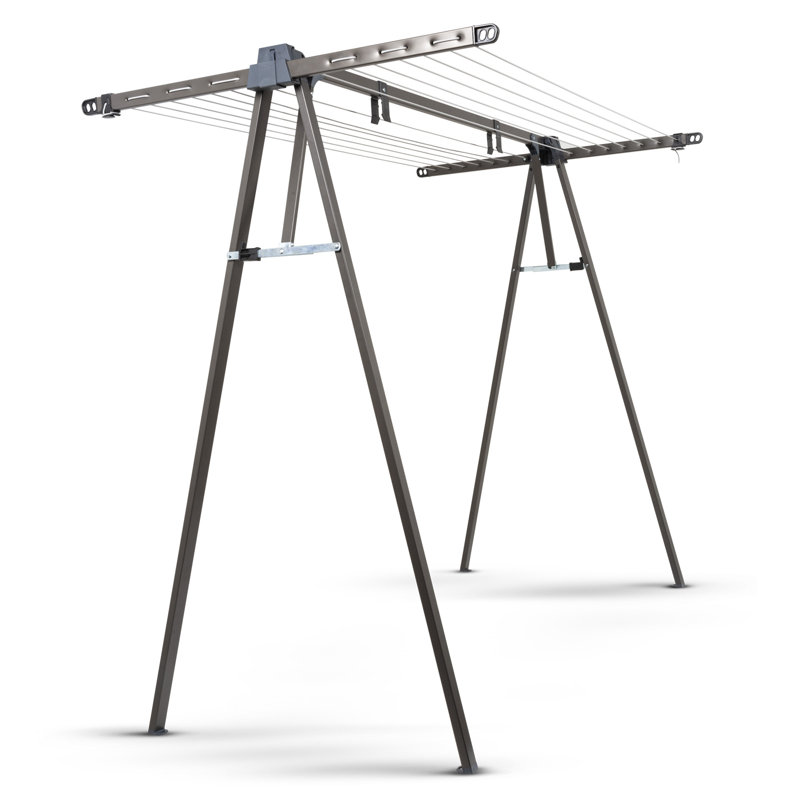 Daytek Steel Portable A-Frame Drying Rack, Black