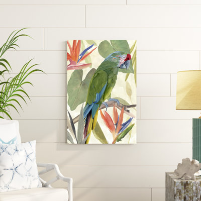 Composition de perroquet tropical I