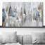 Bay City Reflection - peinture sur toile à cadre flottant-1767071758-1767071755