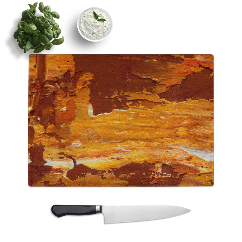 Tempered Glass Art Painting Vol.458 Chopping Board, 28.5 cm W x 20 cm L