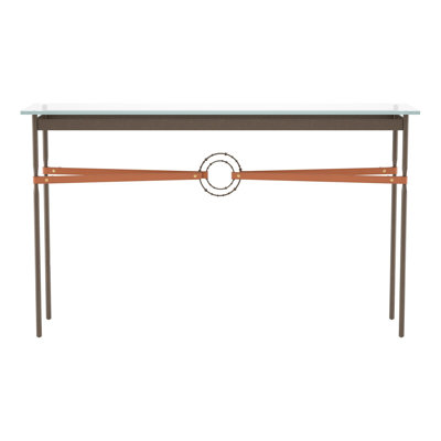 Equus 54" W Glass Top Console Table