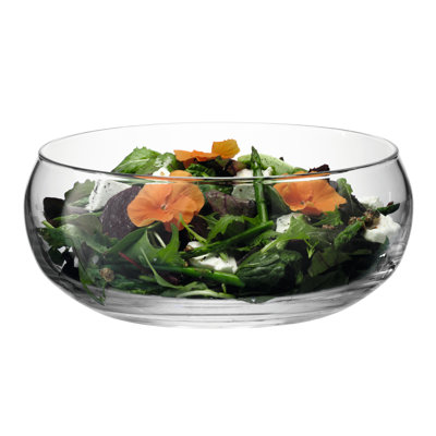 Serve Glass Salad Bowl
