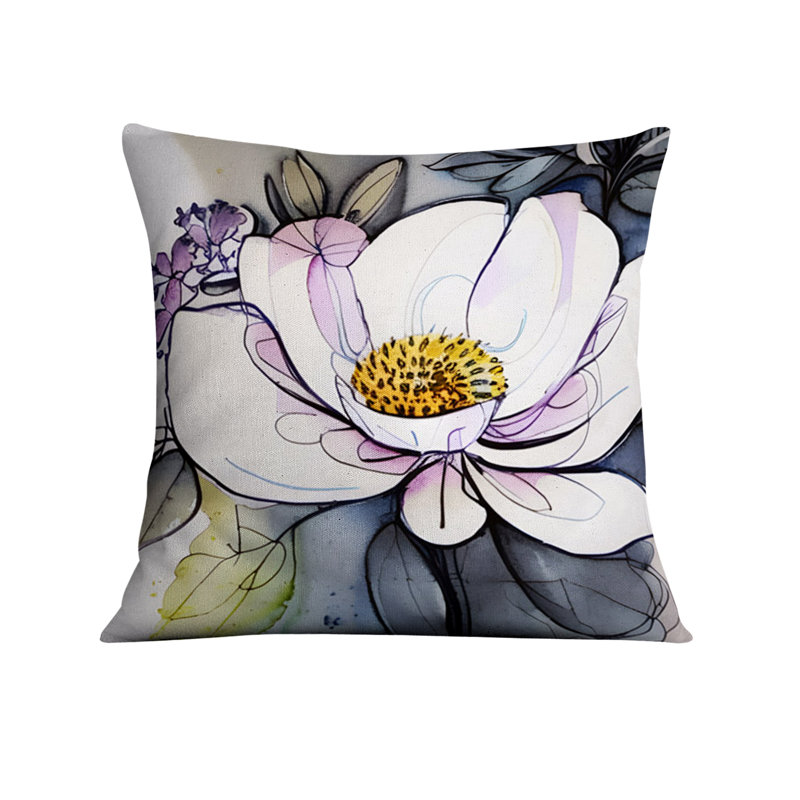 Coussin décoratif, H 18 po x l 18 po, Polyester