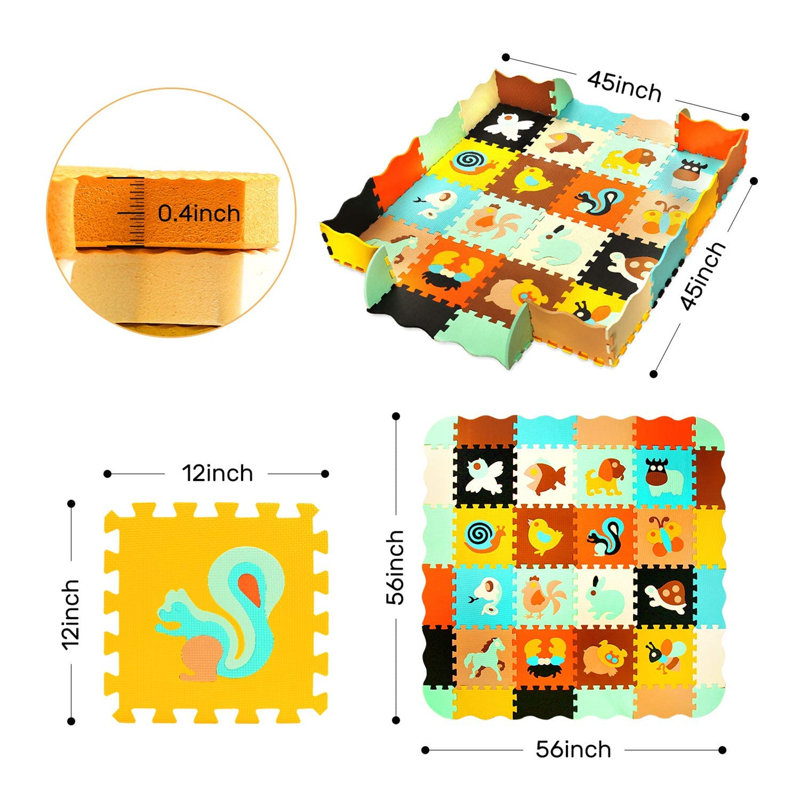 Tapis de jeu en mousse