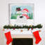 Holiday Snowmen - Reproduction d'art sur toile tendue-1342566672