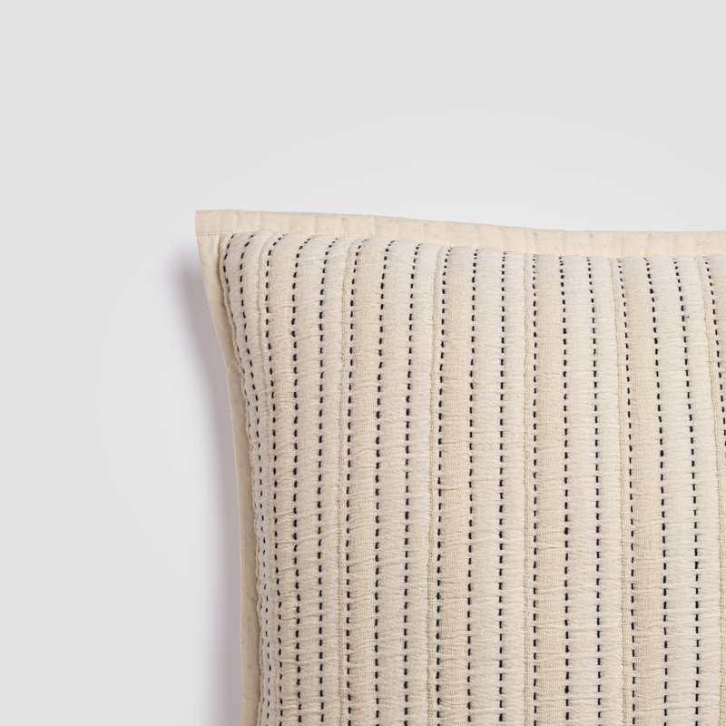 Coastal Stitch Euro Sham Set