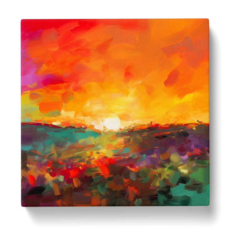 Sunset - Wrapped Canvas