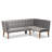 Velvet L-Shaped Sectional Left Hand Facing
